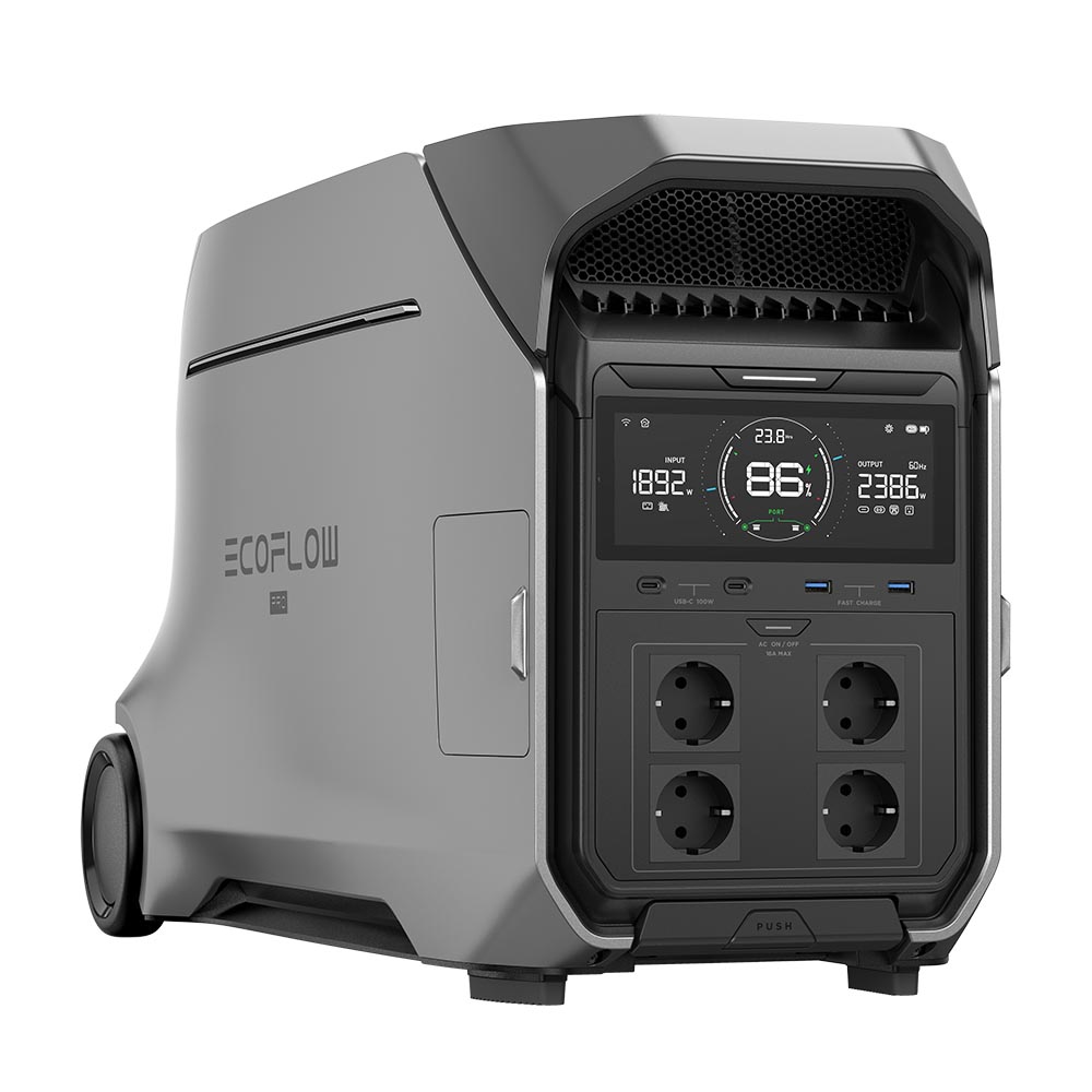 EcoFlow Delta Pro 3 tampak depan.