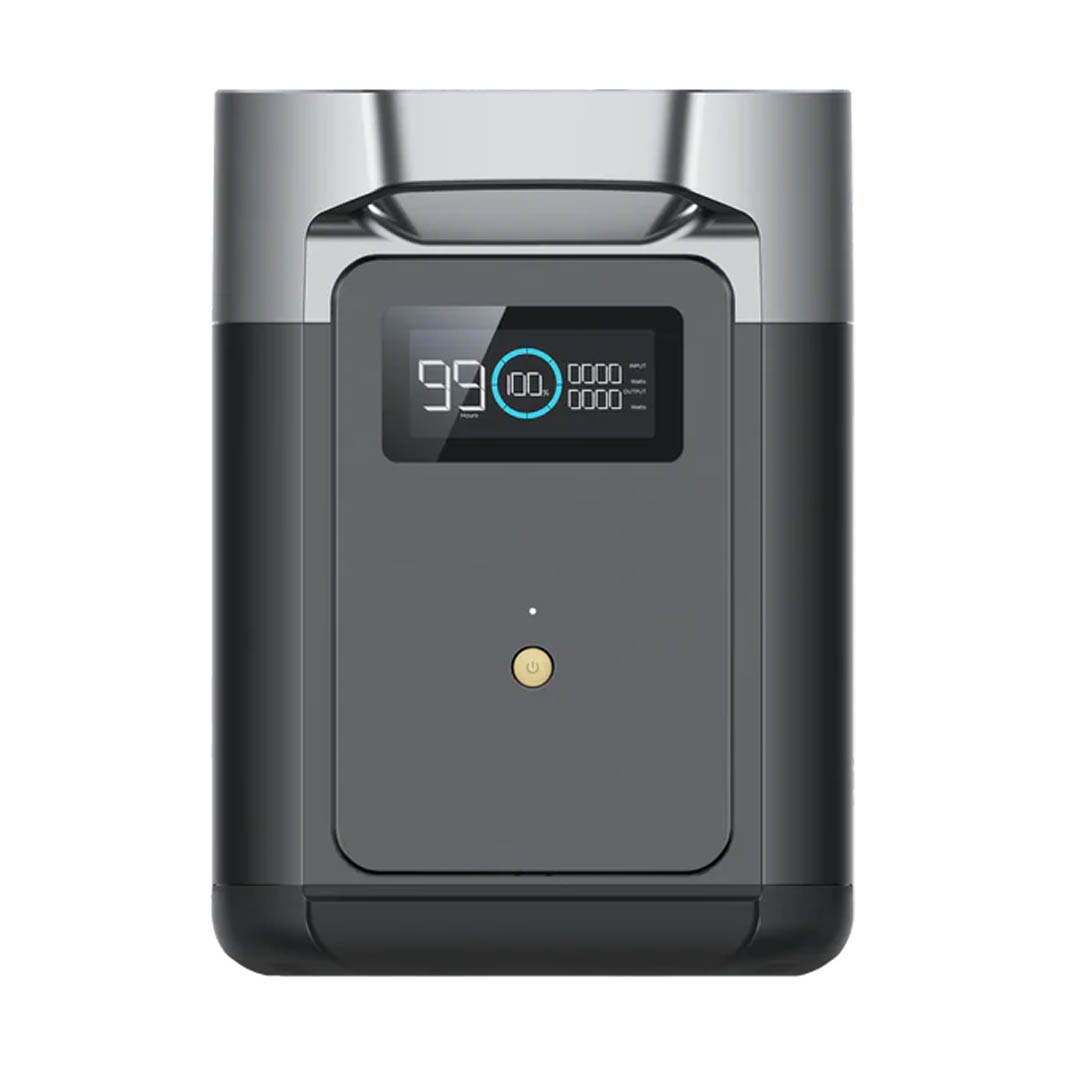 EcoFlow Delta 2 Extra Battery tampak depan.