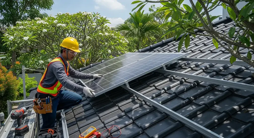 Pemasangan solar panel rumah berperan penting dalam menyediakan sumber energi ramah lingkungan dan mendukung gaya hidup hijau.
