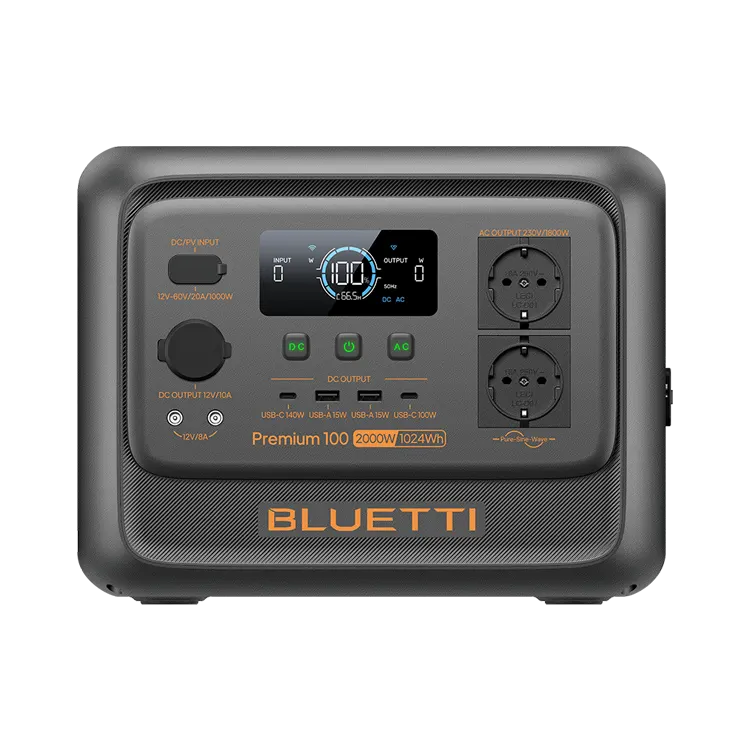 Power Station Bluetti Premium 100 V2 memiliki output 2000 Watt dan 1024 Wh